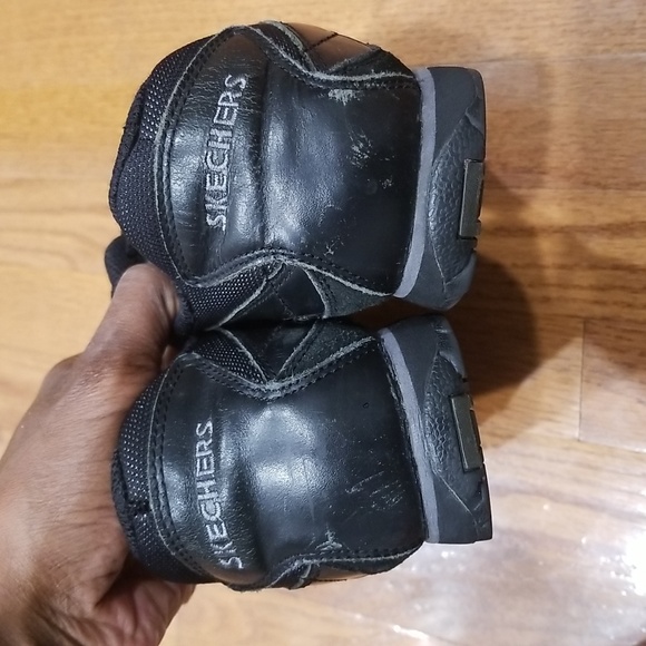 Black Sketchers sneakers size 10 - Picture 9 of 12